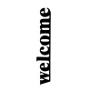 Wallxpert Decorative Metal Wall Accessory Welcome-5 Black