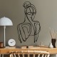 Decorative Metal Wall Accessory Sorella-1 Black Wallxpert Decorative Metal Wall Accessory Sorella-1 Black
