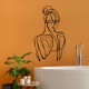 Decorative Metal Wall Accessory Sorella-1 Black Wallxpert Decorative Metal Wall Accessory Sorella-1 Black