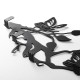 Metal Wall Hook Butterfly World Black Wallxpert Metal Wall Hook Butterfly World Black