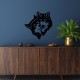 Decorative Metal Wall Accessory its Love Black