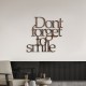 Decorative Metal Wall Accessory Rusty Dont Forget For Smile Antiquation Decorative Metal Wall Accessory Rusty Dont Forget For Smile Antiquation