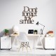 Decorative Metal Wall Accessory Rusty Dont Forget For Smile Antiquation Decorative Metal Wall Accessory Rusty Dont Forget For Smile Antiquation