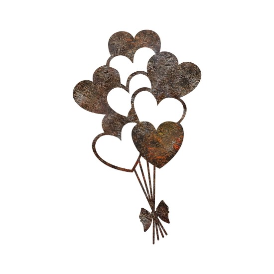 Decorative Metal Wall Accessory Rusty Heart 1 Antiquation Decorative Metal Wall Accessory Rusty Heart 1 Antiquation
