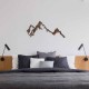 Wallxpert Decorative Metal Wall Accessory Rusty Mountain Antiquation