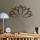 Wallxpert Decorative Metal Wall Accessory Rusty Lotus Antiquation