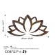 Wallxpert Decorative Metal Wall Accessory Rusty Lotus Antiquation