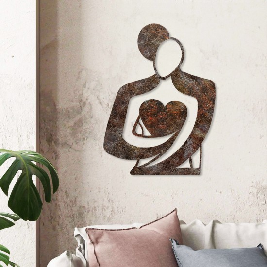 Decorative Metal Wall Accessory Rusty Hug Antiquation Wallxpert Decorative Metal Wall Accessory Rusty Hug Antiquation