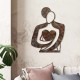 Decorative Metal Wall Accessory Rusty Hug Antiquation Wallxpert Decorative Metal Wall Accessory Rusty Hug Antiquation