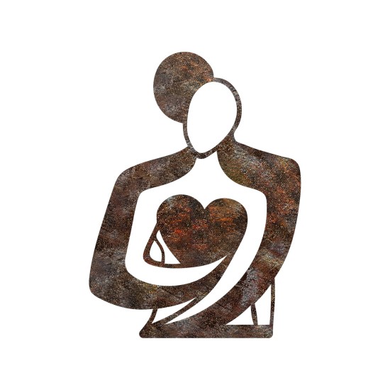 Decorative Metal Wall Accessory Rusty Hug Antiquation Wallxpert Decorative Metal Wall Accessory Rusty Hug Antiquation
