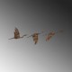 Wallxpert Decorative Metal Wall Accessory Rusty Birds 1 Antiquation