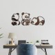 Decorative Metal Wall Accessory Rusty Panda Antiquation Decorative Metal Wall Accessory Rusty Panda Antiquation