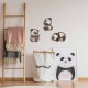 Decorative Metal Wall Accessory Rusty Panda Antiquation Decorative Metal Wall Accessory Rusty Panda Antiquation