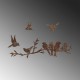 Wallxpert Decorative Metal Wall Accessory Rusty Birds 2 Antiquation