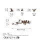 Wallxpert Decorative Metal Wall Accessory Rusty Birds 2 Antiquation