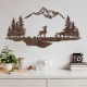 Decorative Metal Wall Accessory Rusty Landscape 1 Antiquation Wallxpert Decorative Metal Wall Accessory Rusty Landscape 1 Antiquation