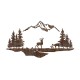 Decorative Metal Wall Accessory Rusty Landscape 1 Antiquation Wallxpert Decorative Metal Wall Accessory Rusty Landscape 1 Antiquation