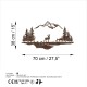 Decorative Metal Wall Accessory Rusty Landscape 1 Antiquation Wallxpert Decorative Metal Wall Accessory Rusty Landscape 1 Antiquation