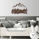 Decorative Metal Wall Accessory Rusty Landscape 2 Antiquation Wallxpert Decorative Metal Wall Accessory Rusty Landscape 2 Antiquation