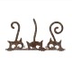Wallxpert Decorative Metal Wall Accessory Rusty Cats 1 Antiquation