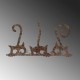 Wallxpert Decorative Metal Wall Accessory Rusty Cats 1 Antiquation
