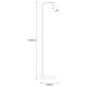 Opviq Floor Lamp Uğur - 6051 Black