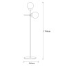 Floor Lamp Mudoni-MR-955-1 Black