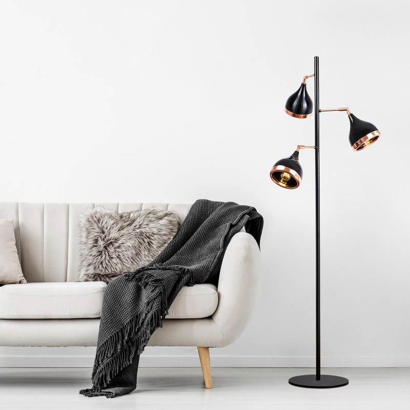 Opviq Floor Lamp Yıldo - 7021 Black
Copper