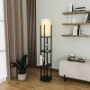 Floor Lamp Shelf Lamp - 8111 Black