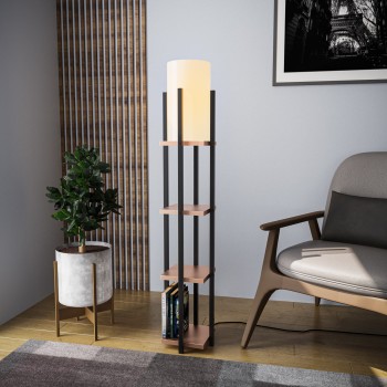 Floor Lamp Shelf Lamp - 8113 Black
Copper