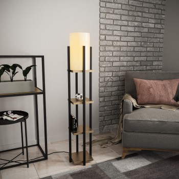 Floor Lamp Shelf Lamp - 8115 Black
Gold