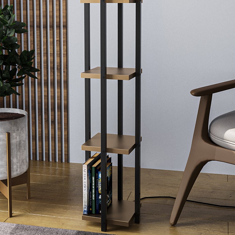 Floor Lamp Shelf Lamp - 8115 Black
Gold