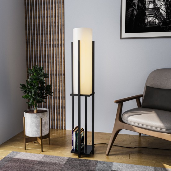 Floor Lamp Shelf Lamp - 8125 Black Floor Lamp Shelf Lamp - 8125 Black