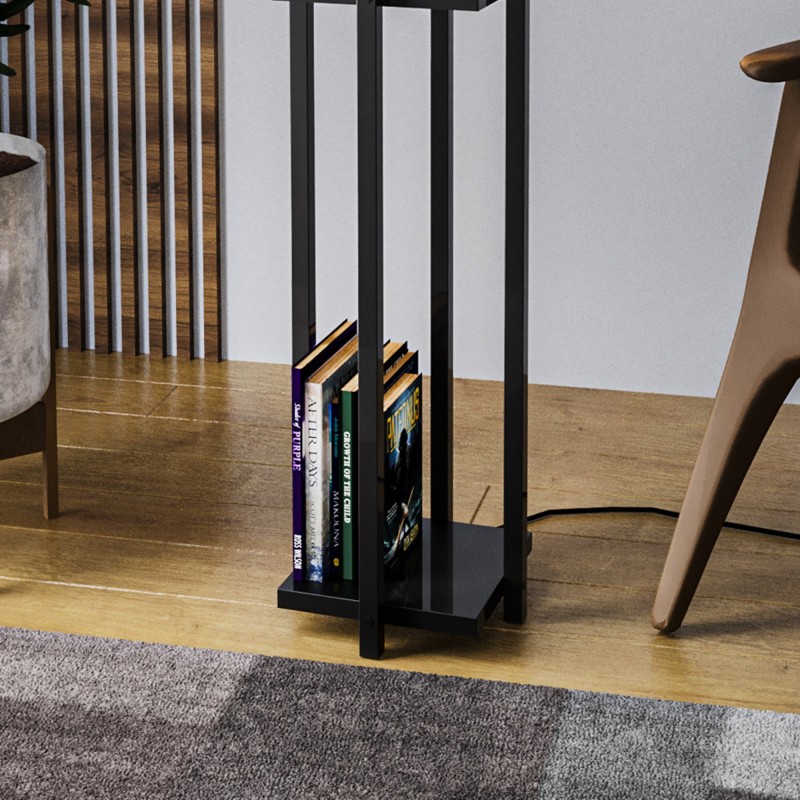 Floor Lamp Shelf Lamp - 8125 Black