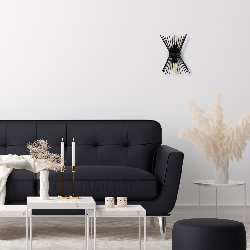 Opviq Wall Lamp Kirpi - 3091 Black