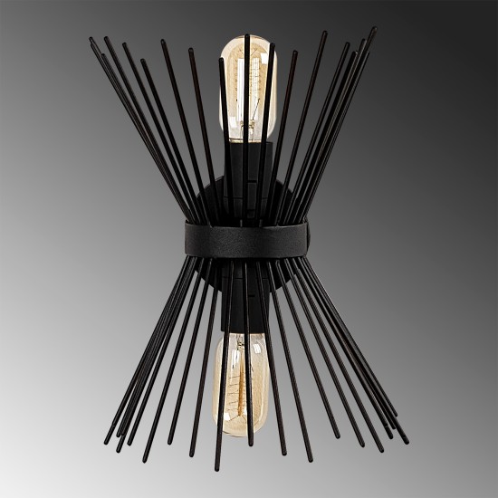 Opviq Wall Lamp Kirpi - 3091 Black