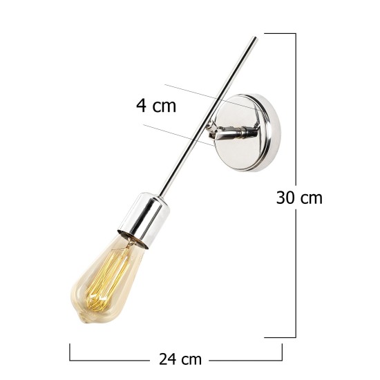 Wall Lamp Mızrak - 3681 Chrome