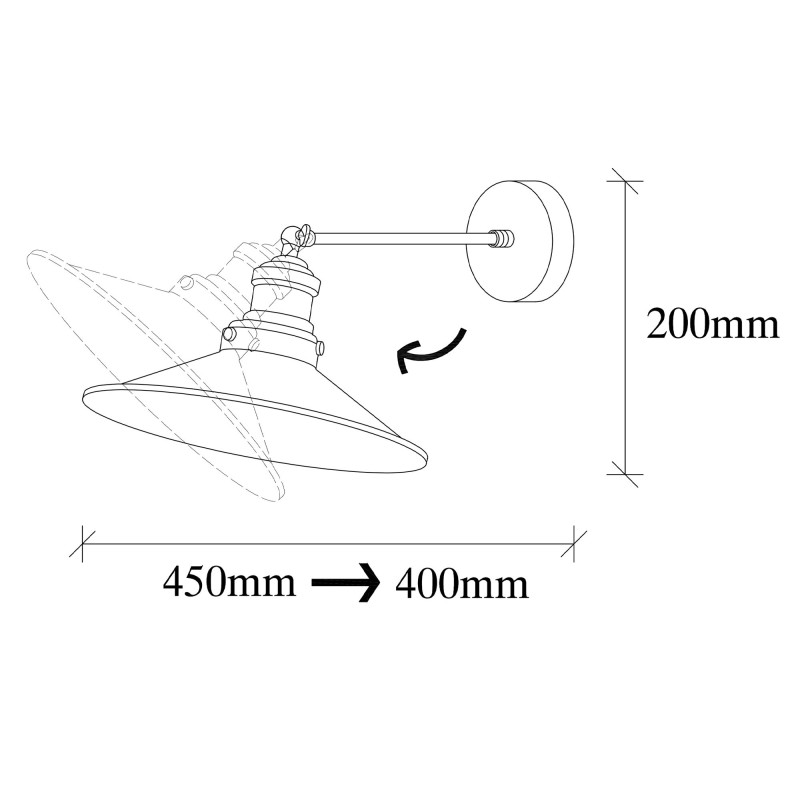 Opviq Wall Lamp Sağlam - 3741 Black
Gold