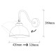 Wall Lamp Sağlam - 3742 Black Opviq Wall Lamp Sağlam - 3742 Black