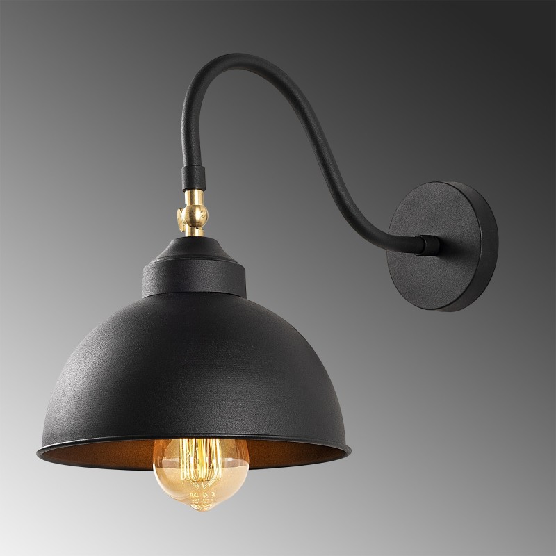Opviq Wall Lamp Sağlam - 3742 Black