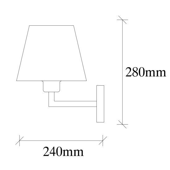 Wall Lamp Profil - 4655 Gold Wall Lamp Profil - 4655 Gold