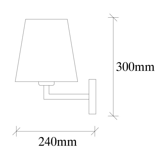 Wall Lamp Profil - 4659 Black
White Wall Lamp Profil - 4659 Black
White