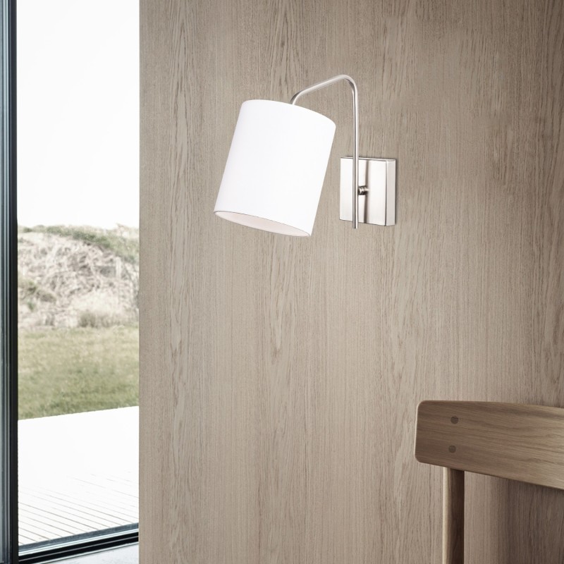 Opviq Wall Lamp Ve - 6002 Nickel
White