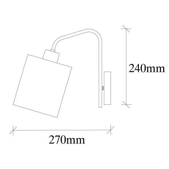 Opviq Wall Lamp Ve - 6002 Nickel
White
