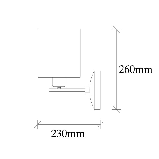Wall Lamp Profil - 4685 Black
Cream