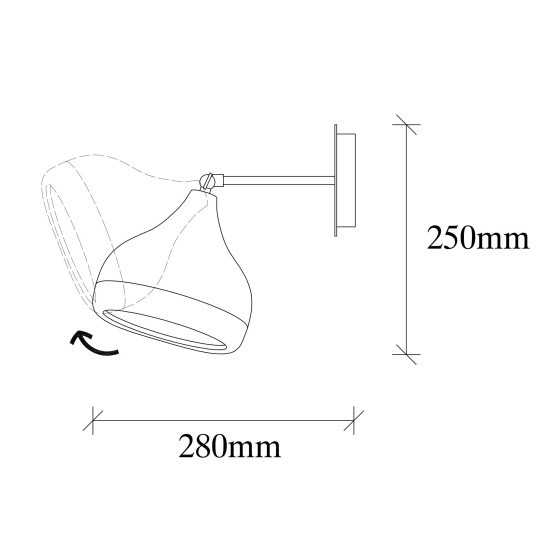 Opviq Wall Lamp Yıldo - 6902 White
Gold