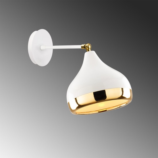 Opviq Wall Lamp Yıldo - 6902 White
Gold