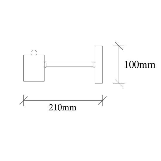 Wall Lamp Hexa - 6951 Black Wall Lamp Hexa - 6951 Black