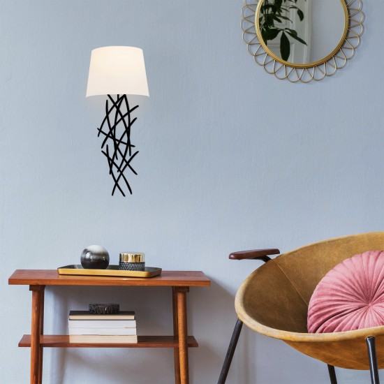 Wall Lamp Asaf - 6988 White
Black Wall Lamp Asaf - 6988 White
Black