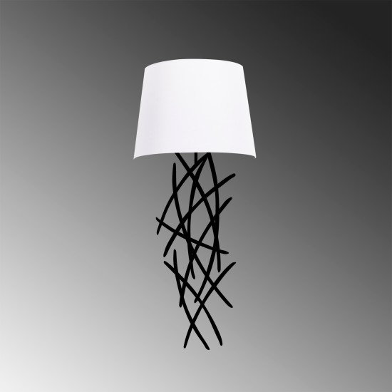 Wall Lamp Asaf - 6988 White
Black Wall Lamp Asaf - 6988 White
Black